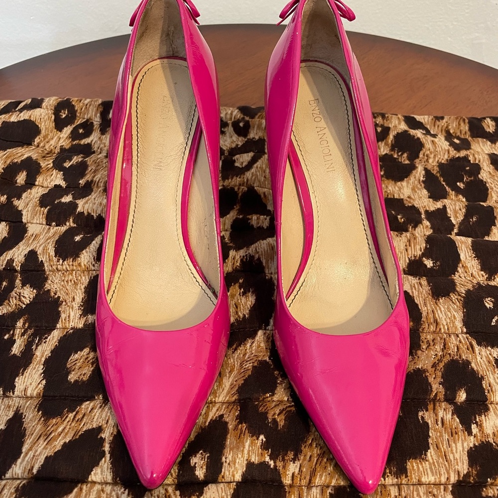 Enzo Angiolini Hot Pink Pump